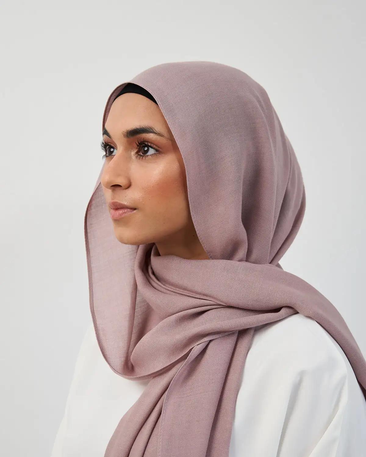 Yto Scarf Women's Premium Bamboo Modal Hijab Scarf For Plain Muslim Fashion Head Wrap For Turban Hijabs Breathab Shawl Islam Ramadan