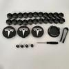 56MM 5Pcs 27PCS 31PCS For Tesla Model3 S/X Y Juniper Wheel Hub Cover Rim Center Cap Decoration Accessories Cybertruck Roadster