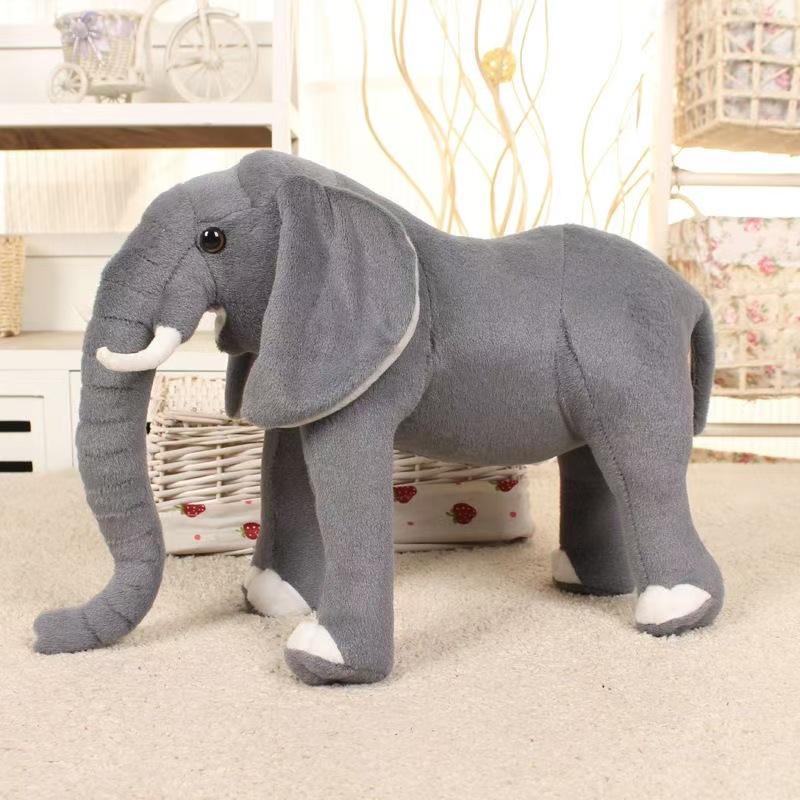 

Elephant Plush Toy for Photography Props and Scene Arrangement 37cm L, 26cm H