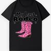 Western Saying Tee | Last Rodeo with Heart Boots Unisex Casual Shirt
