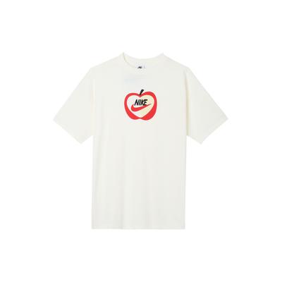 Nike Sportswear Oversized Casual Comfortable Crew Neck Short Sleeve T-Shirt Women T-Shirts Sail-White IB5577133