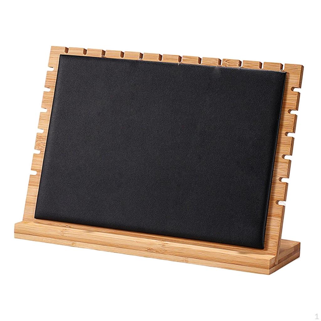 Bamboo Necklace Display Stand Jewelry for Bracelets Necklaces Long Chains
