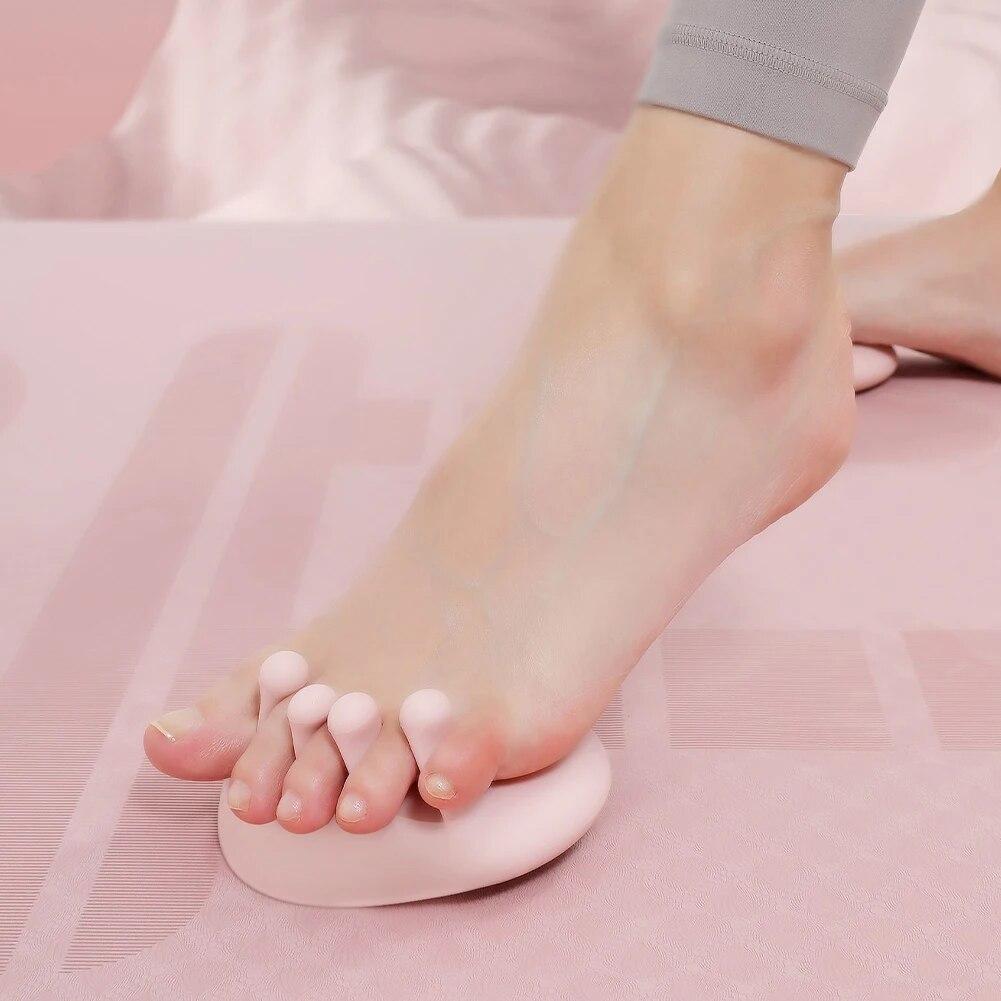 2 Stück Fußgewölbetrainer Fitness Bein Zehen Plantarfunktion Übungsgerät Daumen Zehenschienen Gesäß Fußgewölbetrainer