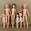 13cm Mini Kelly 5-Zoll Kleine Jungen Mädchen Teenager Schwestern Brüder Dunkle Normale Haut Nackter Körper Reborn Bjd 1/12 Spielzeug für Kinder