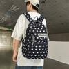 College Style Student Schoolbag Star Printed Large Capacity Backpack
