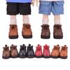 With Shoelace Doll Leather Boots Pretend Play Cowhide Dolls Shoes Obitsu11 Shoes  Doll Accessories