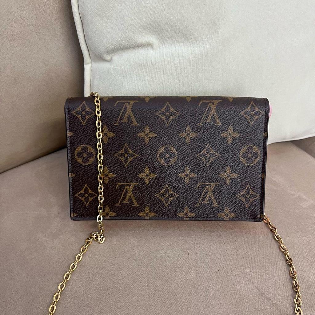 [Pre-Owned] Flore Classic Monogram Chain Bag - Excellent #FJYSER