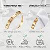 Luxury Elegant Adjustable Chain Bracelet Set Cuban Link Zircon Crystal Heart Fine Jewelry  Bulk Bracelet for Women