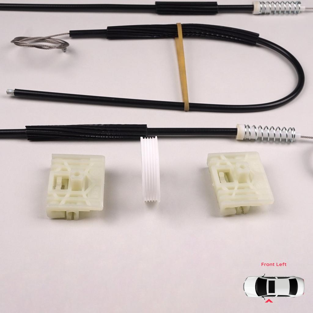 EWR5170 Zestaw naprawczy regulatora szyby Przedni Lewy dla A2 8Z 8Z0 1999-2005 5-drzwiowy Hatchback 8Z0837461
