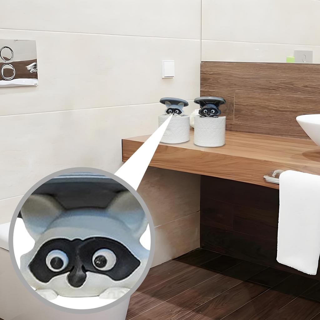 Waschbär Toilettenpapierhalter Kreatives Zubehör