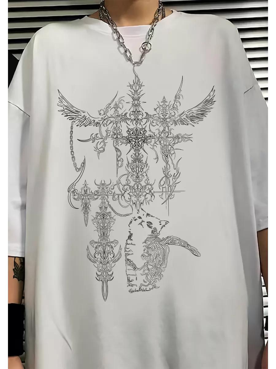 Y2K alt drain cats T-shirt 3XL