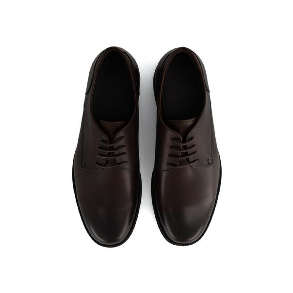 Daks Men Plain Comfort Derby Shoes Dark Brown Drx607kh22