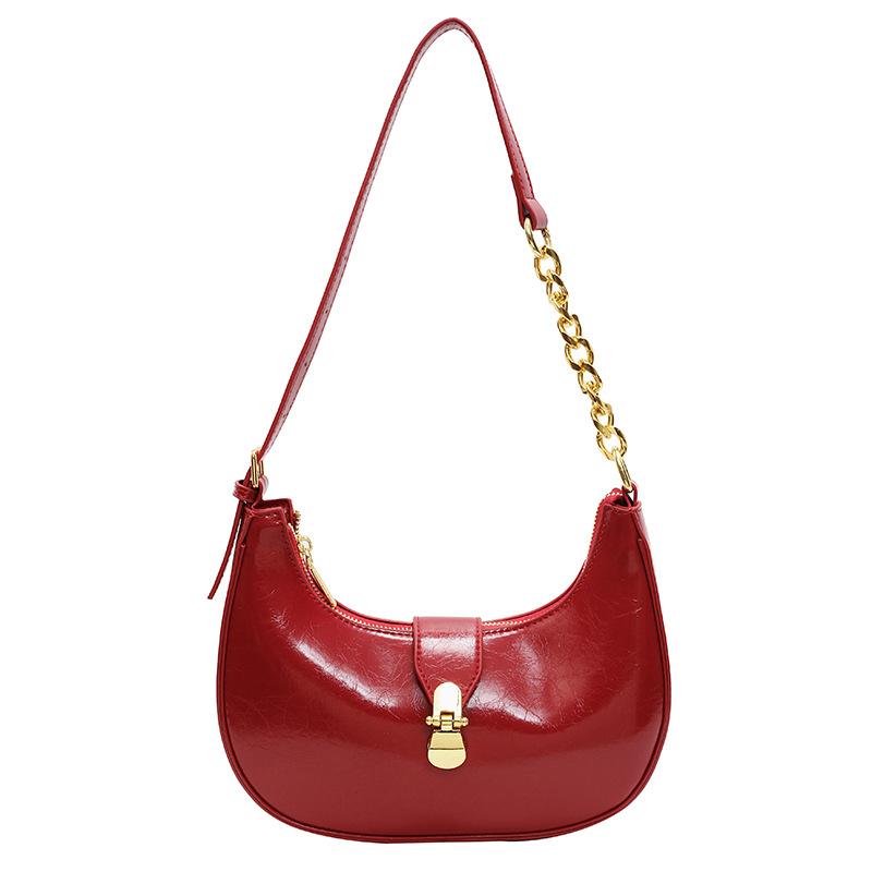 Wholesale Niche Simple Temperament Underarm Dumpling Bag Versatile High Sense Fashion Commuter Style Messenger Bag Women