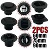 2x 60mm 75mm 90mm Sortie d'aération d'air chaud Rotative pour Chauffage Air Diesel Climatiseur pour Voiture Camion VAN Camping-car Raccord de Sortie de Tuyau
