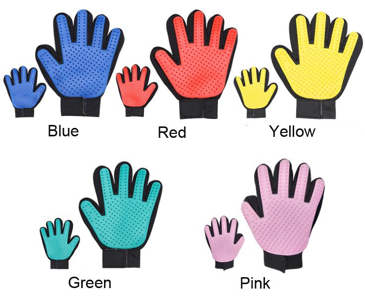 Manufacturer Upgrade Version 259 Tips Silicone Pet Hair Remover Guantes De Mascotas Deshedding Brush