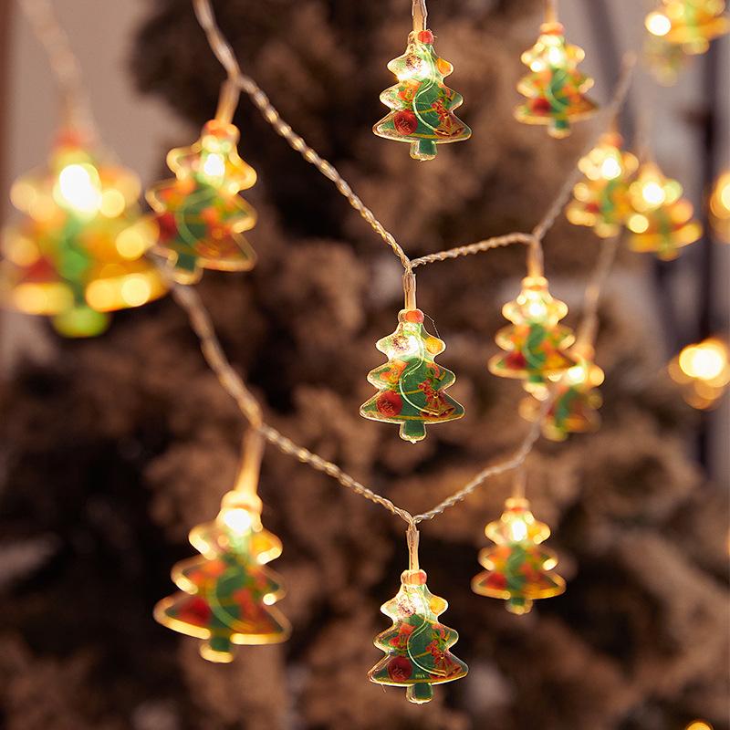Christmas Tree LED String Light 1.5M 10LED Xmas Hanging Lamp Fairy Light Garland Home Decoration Ornament 2025 New Year Gifts