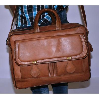 Vintage Briefcase Satchel Soft Leather Laptop Messenger Bag Shoulder Men New