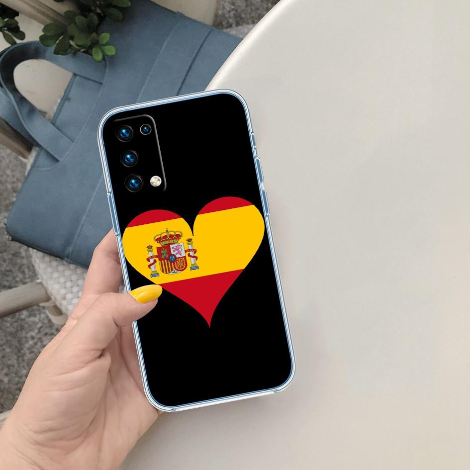 PP57 Spain Flag Phone Case for Motorola Moto G10 G20 G30 G31 G32 G34 G35 G41 G42 G50 G51 G52 G55 G60 G60S G62 G71 G72 G75 Motorola Moto G35