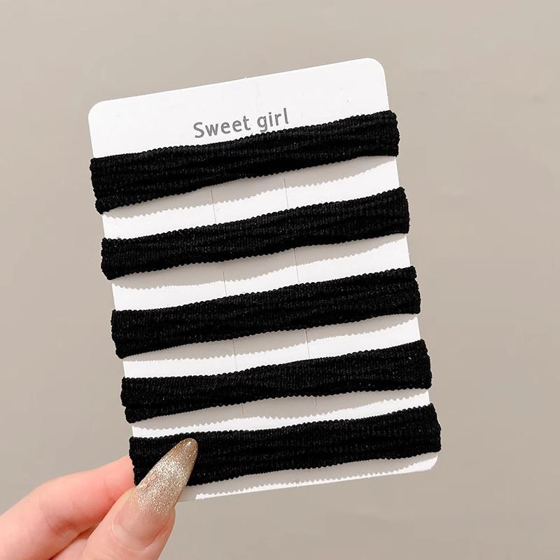 

Мягкая эластичная резинка для волос Dopamine для женщин - Прочная, бесшовная, высококлассный корейский стиль для пучков