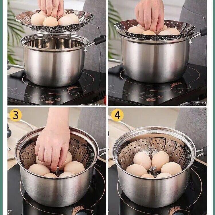 Telescopic Stainless Steel Folding Steamer Basket