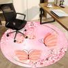1pc Butterflies Flowers Carpet for Office, Non-slip, Soft and Durable Office Rug, Perfect for Office yy260128025