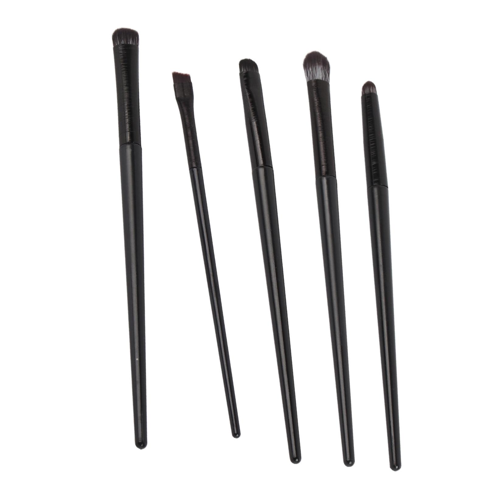 

5 шт. Кисть для макияжа для растушевки подводки для глаз, профессиональная мягкая косметическая кисть для глаз, набор угловых кистей для дома