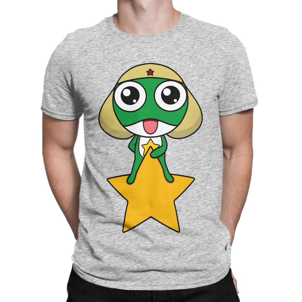 Awesome Symbol Of Sgt Frog Keroro TShirt for Men Women O Neck Cotton T Shirt  Short Sleeve Tees New Arrival Clothing