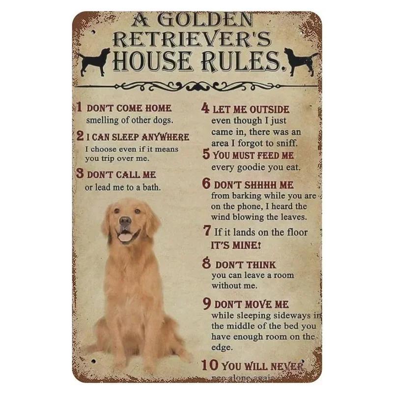 Vintage Man Cave Signs Coop Farm Garage Wall Decor Tin Sign Shabby Rusty Poster Board Decoration Tinplate Painting Metal Plates