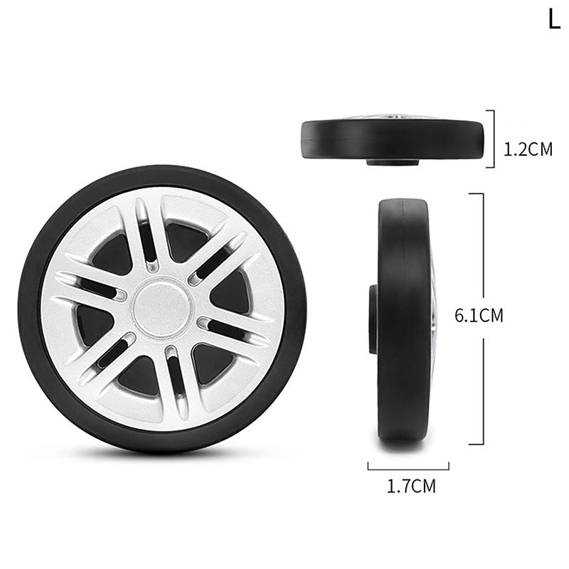 Luggage Wheel Replacement Suitcase For Wheel Trolley Rolling Durable Silent Belt Repair Tools Travel Accessories