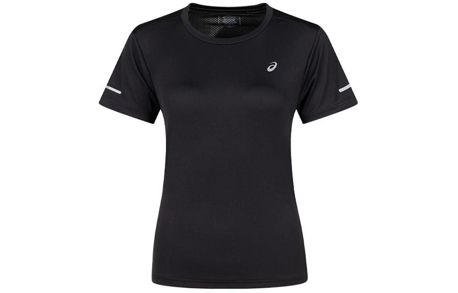 ASICS T Shirts Women s Black Crew Neck Moderate Other 2012D027-001 L
