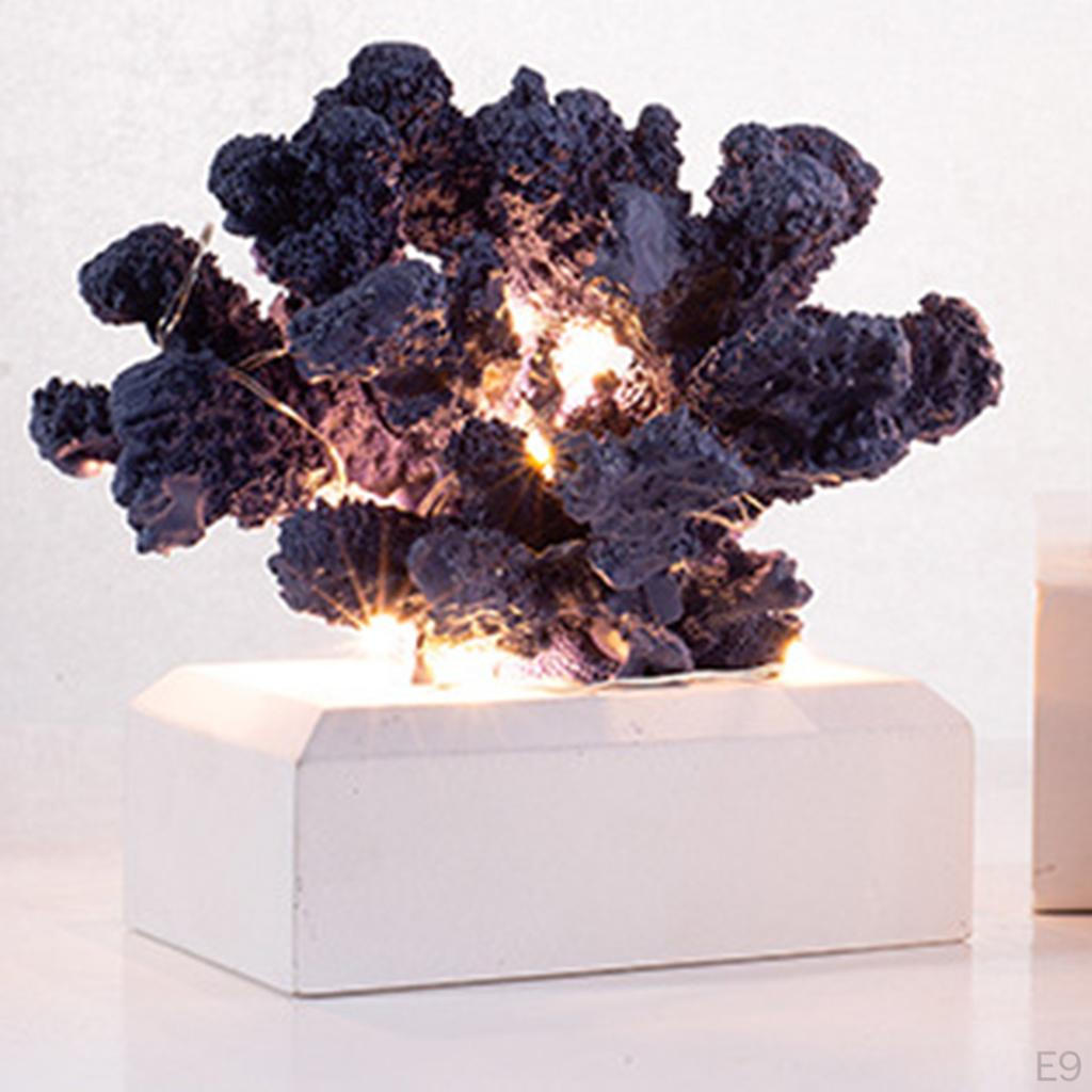 Figurines LED Sculpture Statue Artwork Creative Luminous Crafts AAA Batteries(Not Included) Ornament