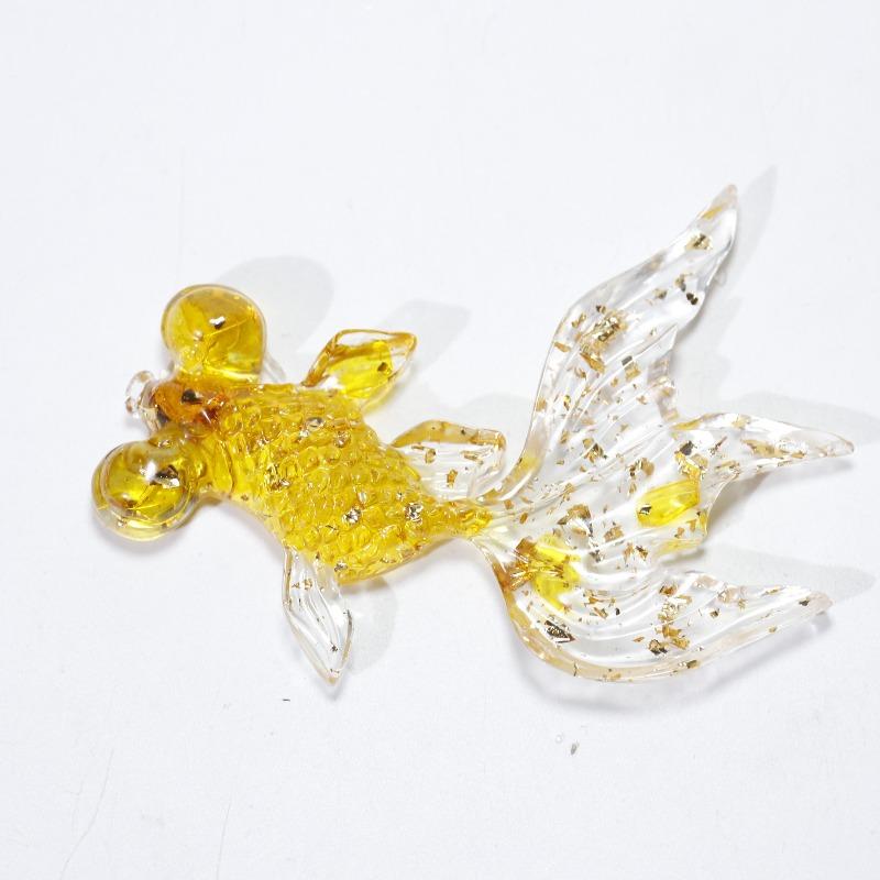 Creative Artificial Fish Turtle Dolphin Jewelry Beautiful Koi Fish Turtle Dolphin Natural Crystal Fish Table Car Home Decoration Gift for Friends