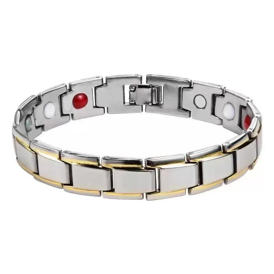 Wish Fashion Men's European & American Magnetic Couple Bracelet - Detachable Jewelry