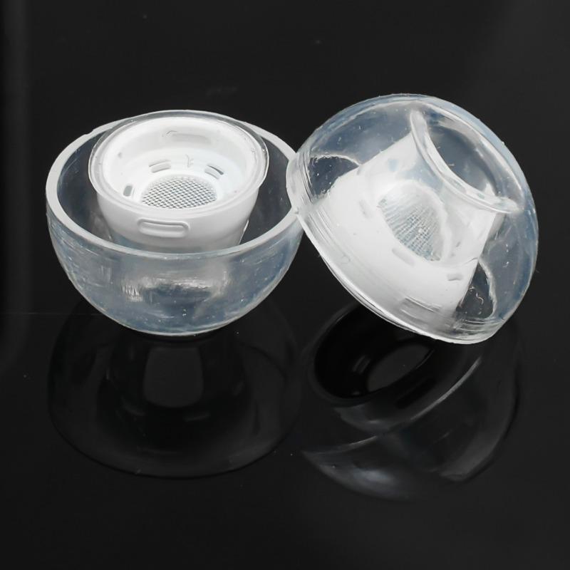 4-1Pairs for AirPods Pro New Transparent Replacement Earplugs Pressure Relief Version Anti-slip Ear Plugs Silicone Ear Tips Case