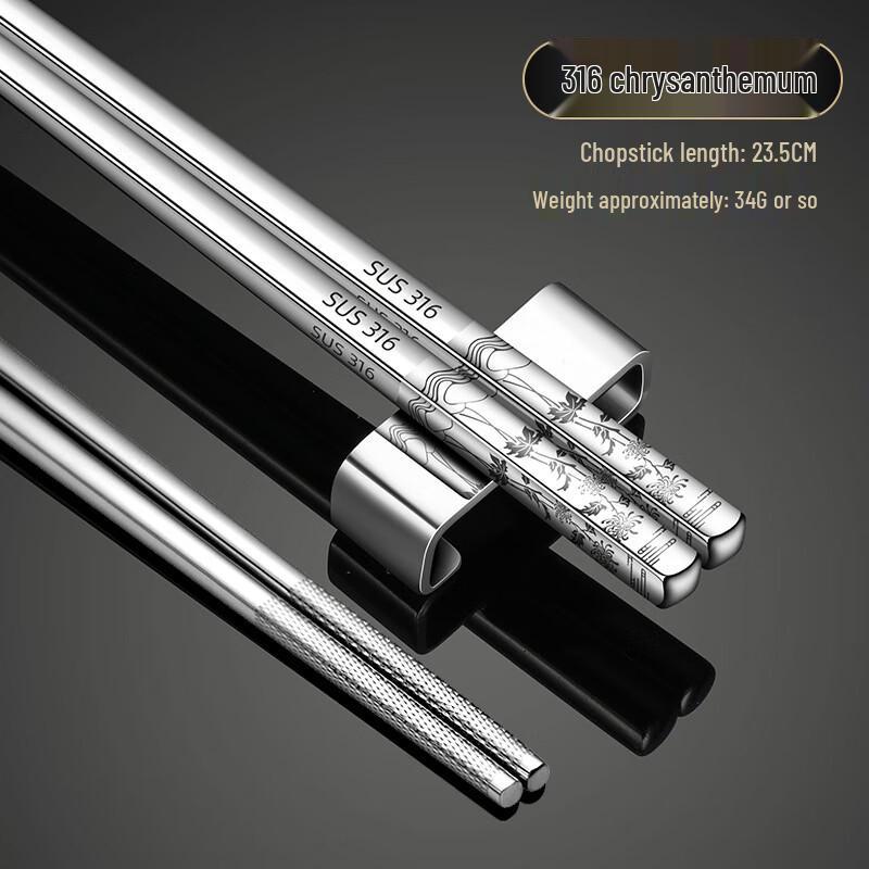 

Wutuo Stainless Steel & Alloy Square Chopsticks