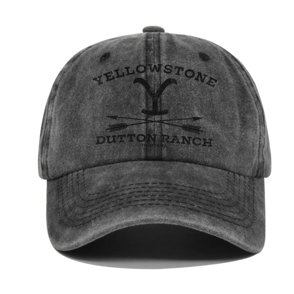 Baseball Cap Snapback Hat YELLOWSTONE Sun Hat Spring Autumn Baseball Cap Sport Hip Hop Fitted Cap Hats for Men Women