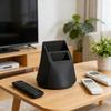 2-Hole Remote Control Holder Plastic Desk Remote Stand Desktop Storage Box  Office Supplies