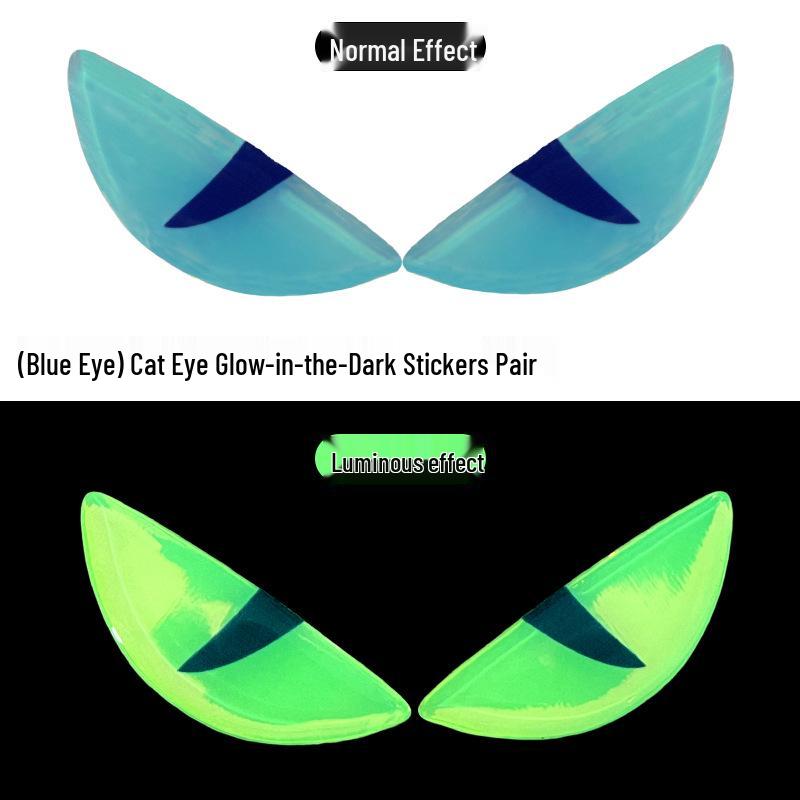 

3D Светящаяся Наклейка на Мотоцикл Глаз Дьявольского Кота