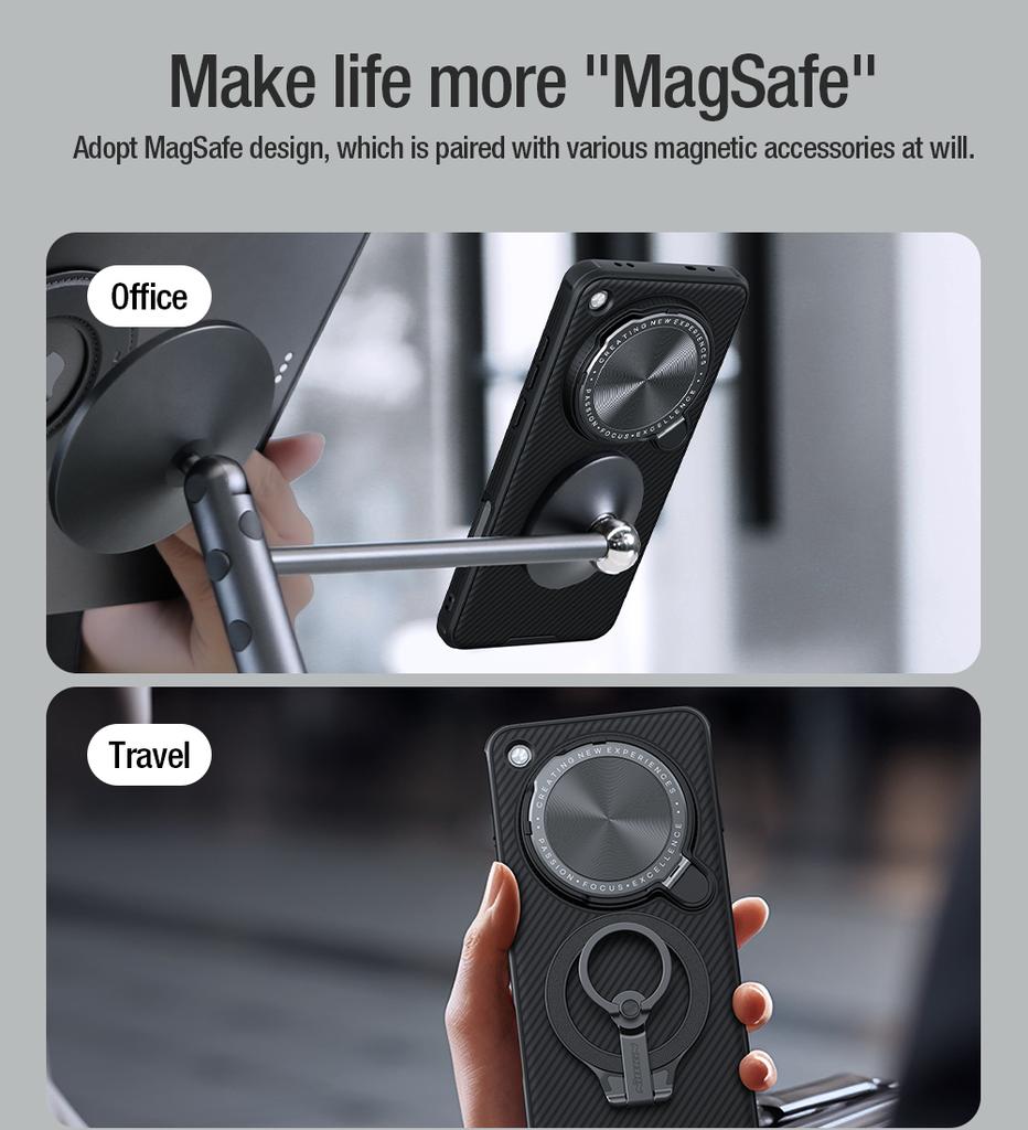 Für OPPO Find X8 Ultra Telefon Fall Nillkin CamShield Prop Magnetische Hard PC + TPU Shell Stoßfest Zurück Abdeckung