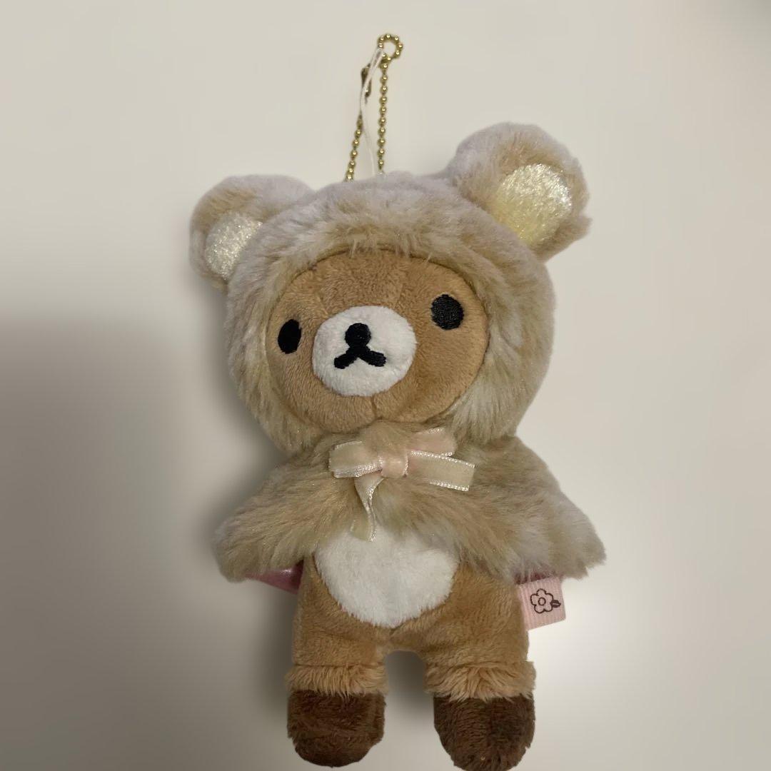 Rilakkuma hooded stuffed animal approx. 15cm