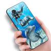 Ocean Golphin Dance Skaczące Etui na Telefon Dla Xiaomi Mi A2 8 9 SE Note 10 10T 11 12 Lite 9T 11T 12S 12T Pro A3 6X 12X Czarne Etui