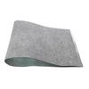 Self-Adhesive Noise Reduction Mat for Ac Outdoor Unit 39x16 Inch Grey Uv Resistant Waterproof Soundproof Pad Balcony Rain Noise