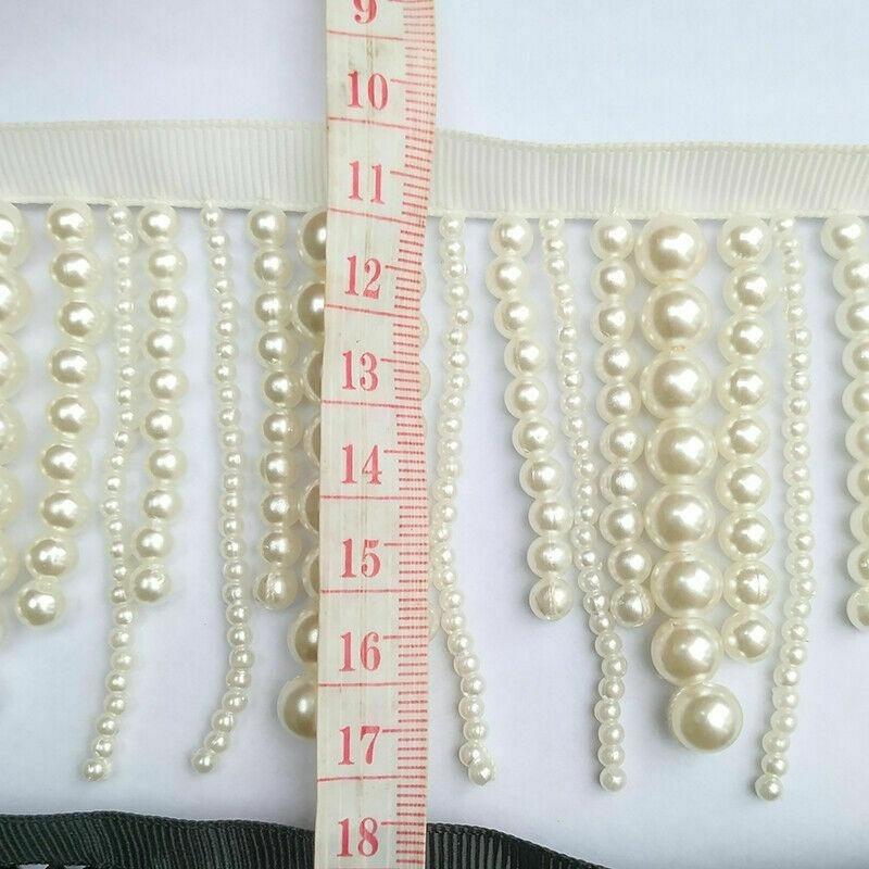 DIY Pearl Tassel Accessories Dress Hanging Fringe Beard Fringe Fringe Fashion Clothing Lace Curtain Lighting Home Textile Tassel