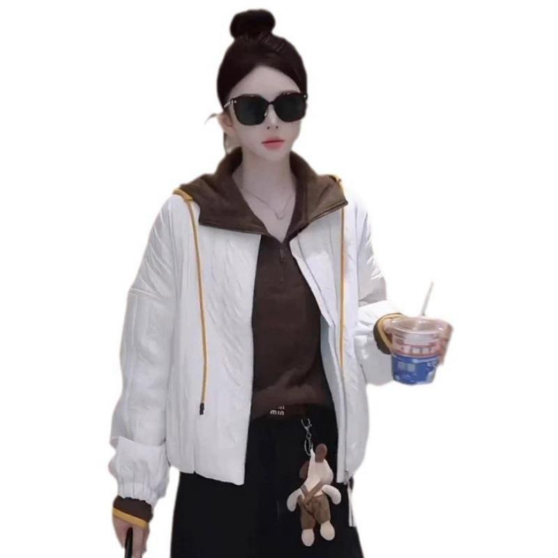 Women's Korean-Style Quilted Short Coat - Petite, Versatile, Warm & Lightweight for 2025 Autumn/Winter