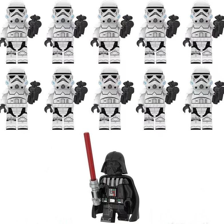 Star Wars Clone Commander Shock Trooper Building Block Figure Toy Bag