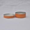 50 stücke 30g Aluminium Zinn Gläser 30 ml Orange Farbe Metall Behälter Kosmetische Gesicht Augen Creme Verpackung Leere können Lip Balm Kerze Glas