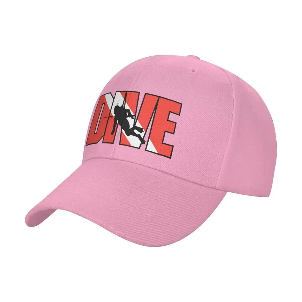 SCUBA Dive Baseball Cap Birthday Foam Party Hat Black Luxury Unisex Cap Elegant Womens Hats Unisexs