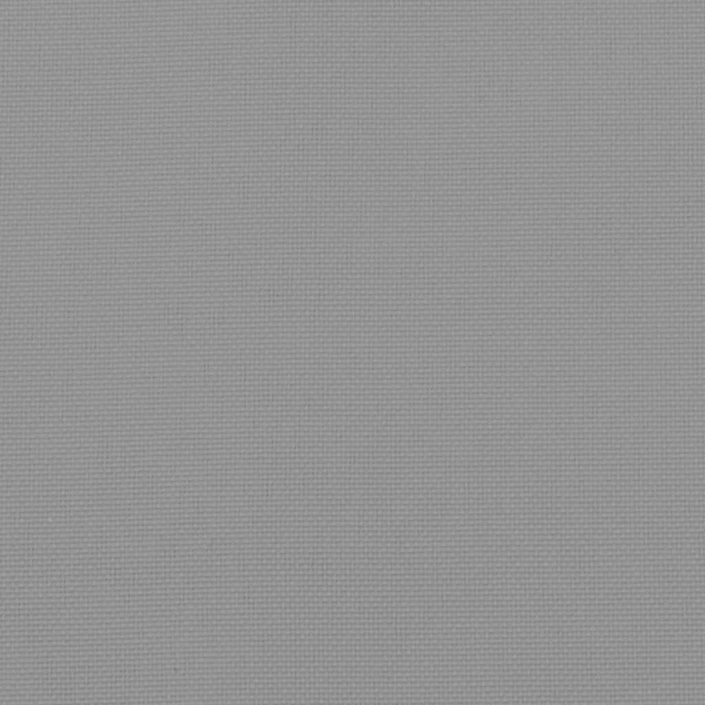 2 Piece Pallet Cushions Gray Oxford Fabric