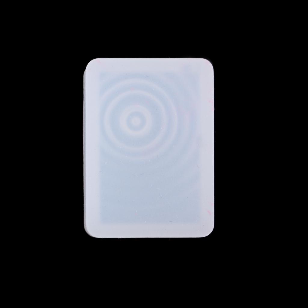 Water Silicone Pendant Mold DIY Resin Jewelry Making Mould 39x30x13mm
