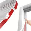 6M Self Adhesive Silicone Weather Stripping Soundproof Door Seal for Draft Proof Windows and Doors